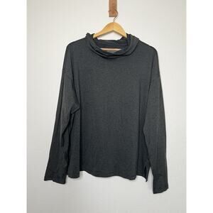 Athleta Uptempo Hoodie Sweatshirt Gray Women's Size 1X